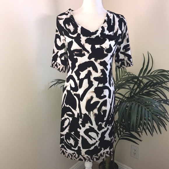 Style & Co. Dresses & Skirts - 2/$20 Style & Co Drape Neck Stretch Shift Dress (9A) MP